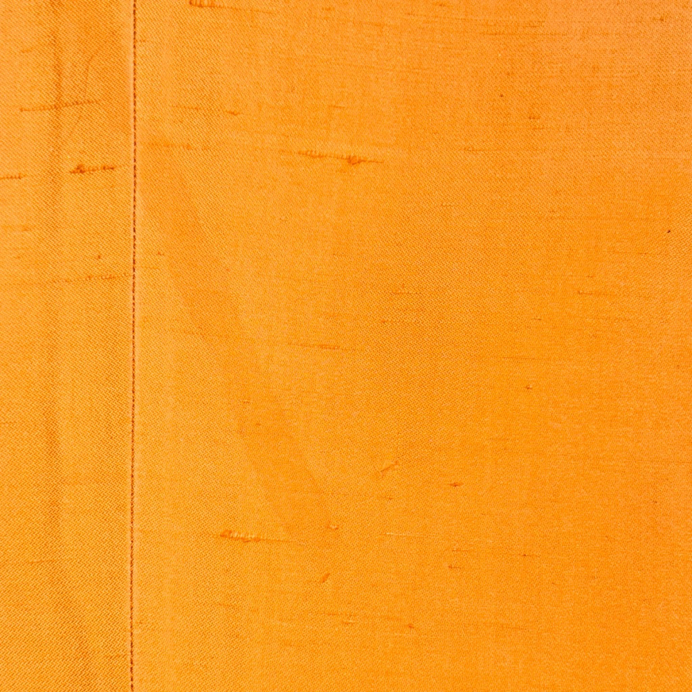 Vintage 60's Mustard Silk Cigarette Style Trousers Size S - Picture 6 of 7